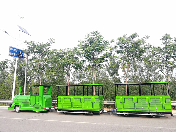 Crown trackless train delivery to Kenya