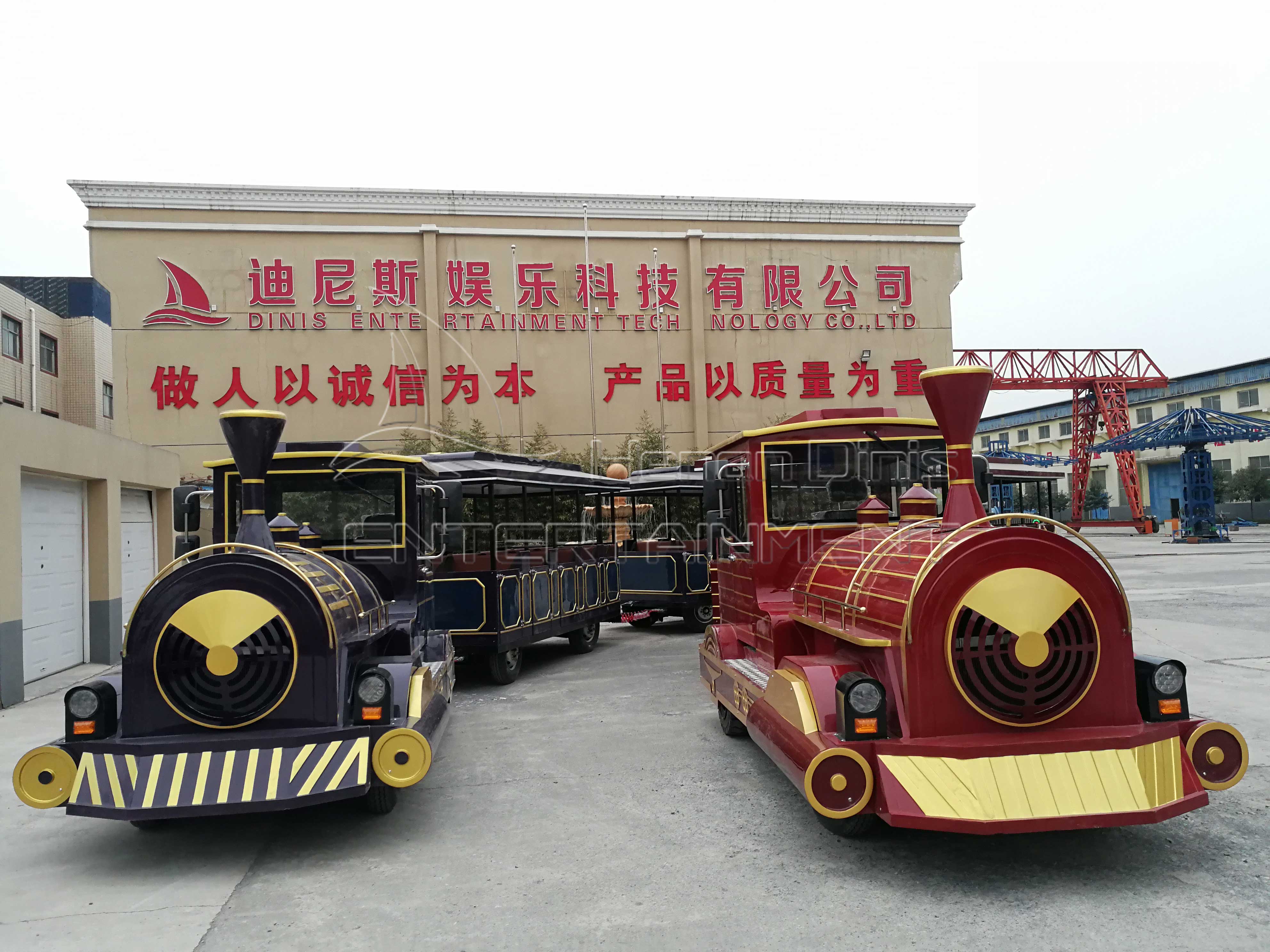 Large Tourist  trackless train For Sale