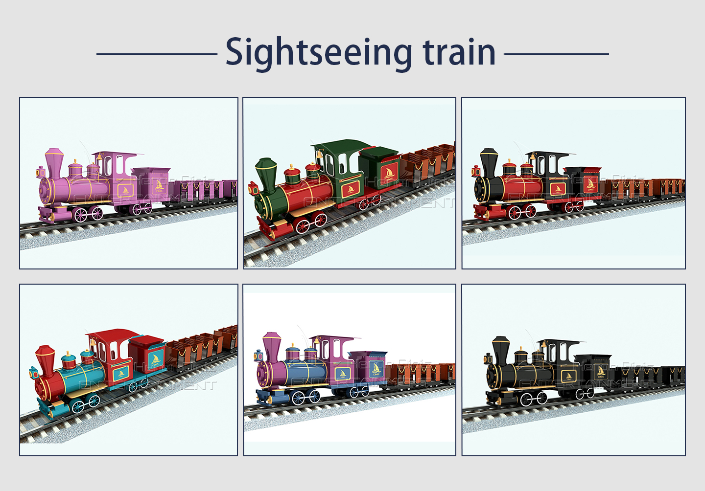 Medium track sightseeing train